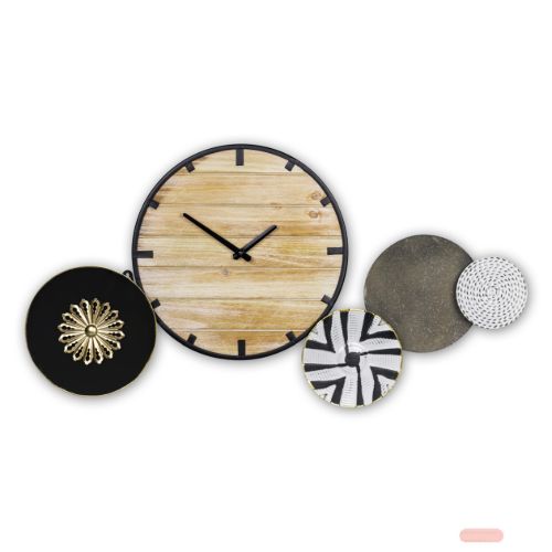 Bild von Wall Art Metall/Holz Ferrara, 80x41x4cm, YE424