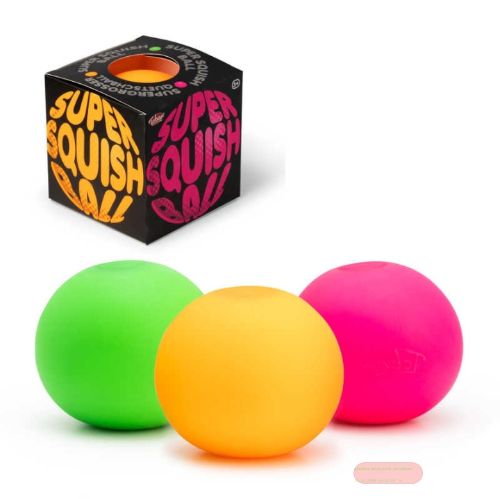 Bild von SUPER SQUISH BALL, Quetschball mehrfarbig 3-fach gemischt, ca.12cm, Box - VE 6