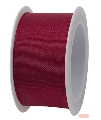 Bild von Taftband mit Drahtkante, 40mm x 2m, bordeaux - VE 6