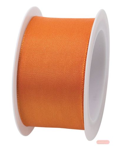 Bild von Taftband mit Drahtkante, 40mm x 2m, orange - VE 6