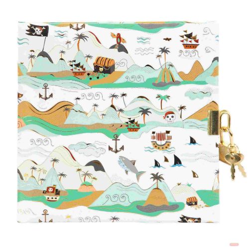 Bild von Tagebuch 16,5x16,5cm, 96 S.weiss, Ahoi! - VE 2