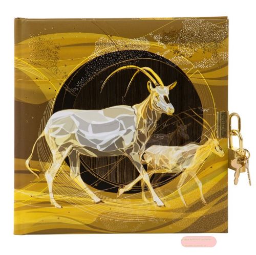 Bild von Tagebuch 16,5x16,5cm, 96 S.weiss, Antelopes