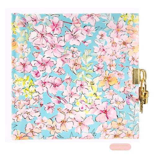 Bild von Tagebuch 16,5x16,5cm, 96 S.weiss, Forever Spring - VE 2