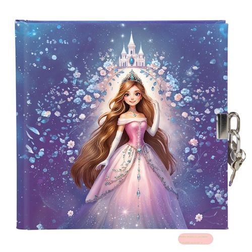 Bild von Tagebuch 16,5x16,5cm, 96 S.weiss, Prinzessin Sternenglanz - VE 2