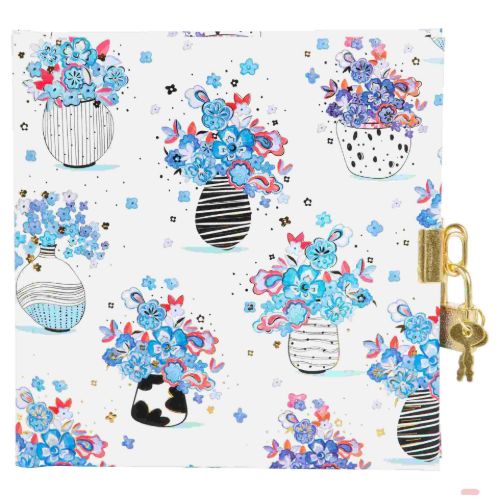 Bild von Tagebuch 16,5x16,5cm, 96 S.weiss, Vaso - VE 2