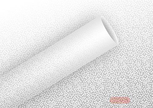 Bild von Transparentfolie Rollen 2,5m x 70cm, Minidots weiss - VE 5