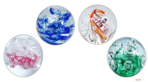 Bild von Traum-Kugel aus Glas, 24 verschiedene gemischt, D:bis zu 7cm, ca.450g/Stk.- VE 24