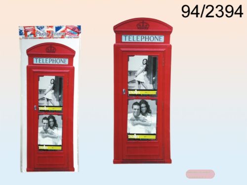 Bild von Tür-Bilderrahmen Telephone zum aufkleben,ca.53x21cm,für 2 Fotos 10x15cm - VE 12