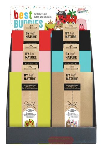 Bild von Tüten Bastelsets Kids 12x18x6cm, 2er Sets, 6 Designs gemischt, 60 Sets im Display