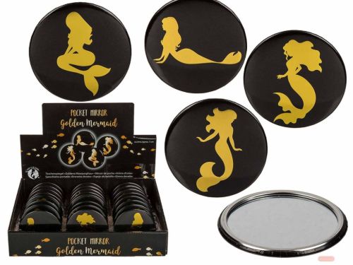 Bild von Taschenspiegel Meerjungfrau, ca.7cm, 4-fach ass. im Display - VE 24 (SR)