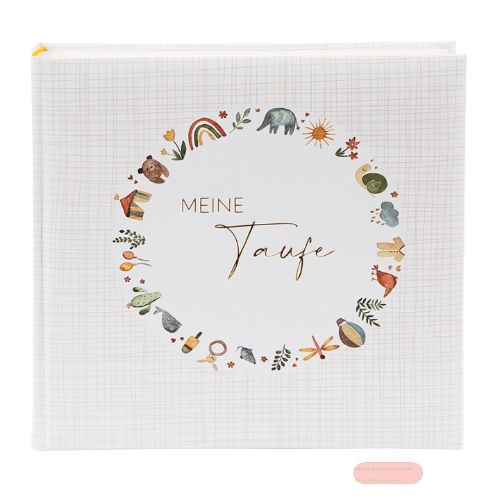 Bild von Taufalbum 60 S.weiss, 25x25cm, Hello Baby