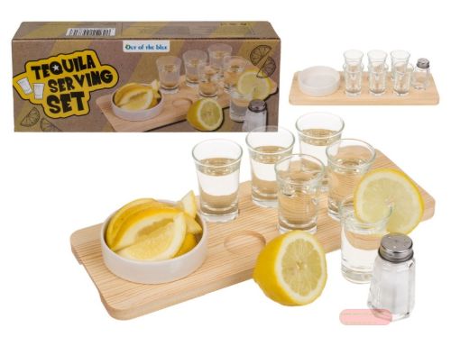 Bild von Tequilla-Serving-Set, 9-teilig, Trinkspiel, in Box - VE 3