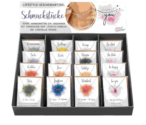 Bild von Thekendisplay SimplyYou, 16 Dekore x 6 Karten gemischt gemäss Katalog