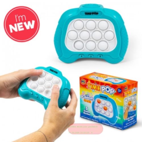 Bild von TIME POP LIGHT UP PUSH POPPER GAME BLUE, Farben-Fingerspiel, Geschenkbox - VE 6
