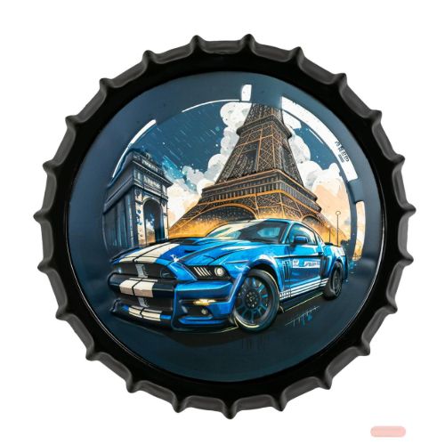 Bild von Wall Art Metall Fast 2 ø38x4,5cm, YE732