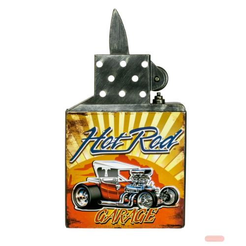 Bild von Wall Art Metall Hot Rod 30x56x5cm, YE244