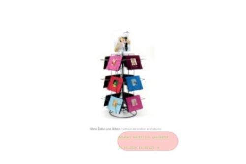 Bild von Verkaufsständer 40x40x90cm für 20er Spiralalben für Alben (Gratis bei Vollbestückung)