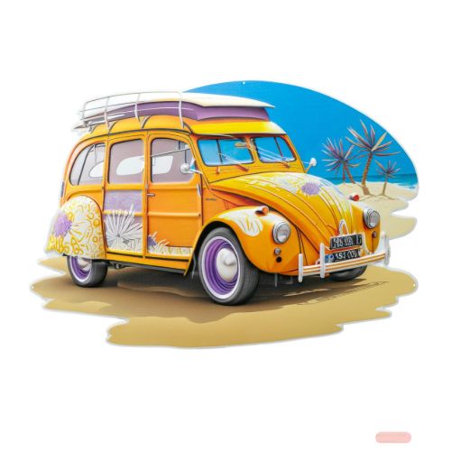 Bild von Wall Art Metall Antibes 48x33x0,2cm, YE747