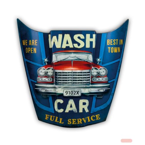 Bild von Wall Art Metall Detroit 34x34x5,5cm, YY492