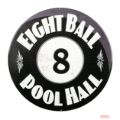 Bild von Wall Art Metall Eight Ball ø35x0,2cm, YE718