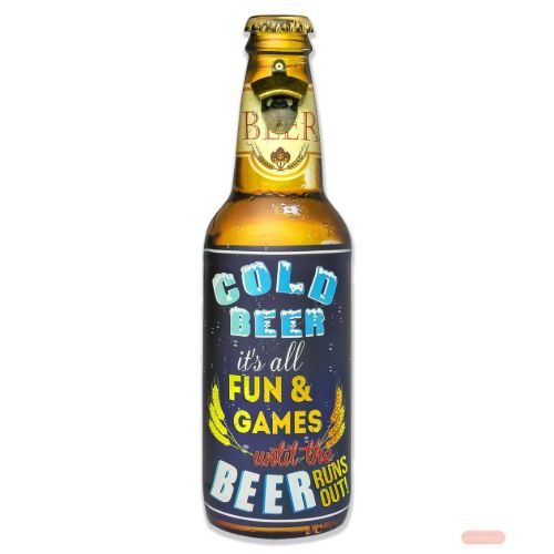 Bild von Wall Art Metall Pilsen, ca.17x61x4cm, YE628