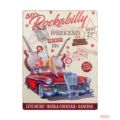Bild von Wall Art Metall Rockabilly, 47x35x0,5cm, YE599