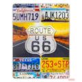 Bild von Wall Art Metall Route 66, 43x57x0,4cm, YE233