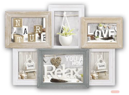 Bild von Wandbilderrahmen Holz Vincennes, 3x10x15+2x13x18+15x20 (57x41)TY1449