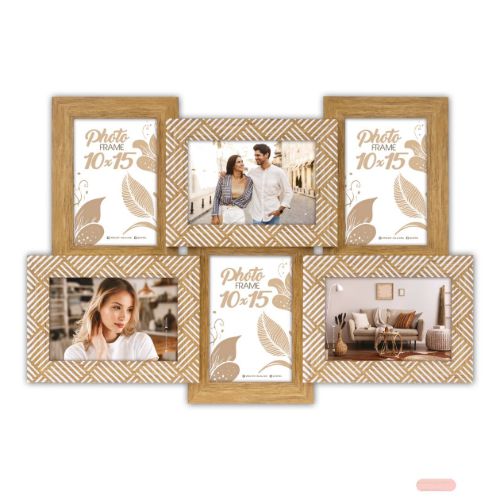 Bild von Wandbilderrahmen Holz Myrtos 6x10x15 (50x35), KMT646