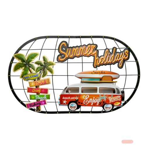 Bild von Wall Art Metall Summer 75x43x3cm, YE231