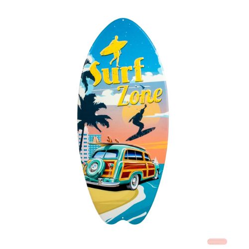 Bild von Wall Art Metall Surf 4, 23x53x0,4cm, YY338