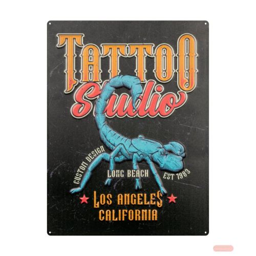 Bild von Wall Art Metall Tattoo 3, 47x35x0,5cm, YE643