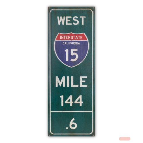 Bild von Wall Art Metall West, 20x55x0,4cm, YE642