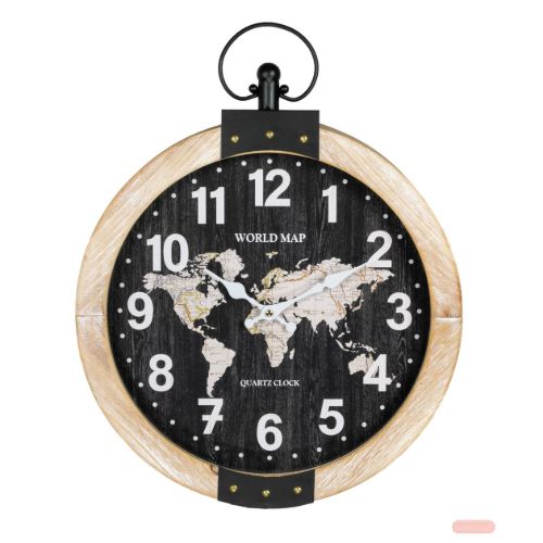 Bild von Wall Art Wanduhr Metall Claude 40x50x6,5cm, HHC625