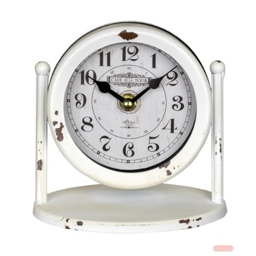 Bild von Wall Art Wanduhr Metall Clovis 15,5x15,5x11cm, HHC822
