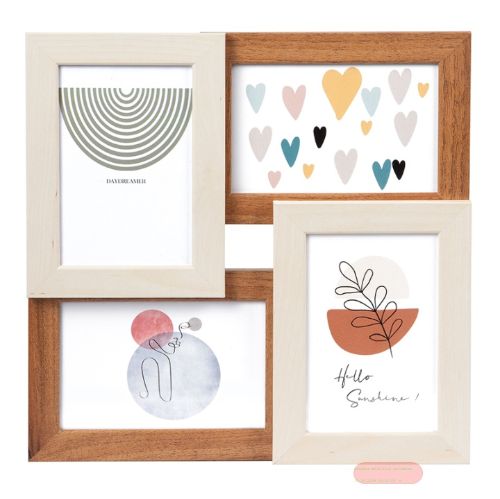 Bild von Wandbilderrahmen aus MDF, 4x10x15cm, Rio - VE 3