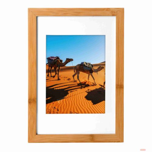 Bild von Wandbilderrahmen für Foto Bildformat Bamboo 15x20/20x30cm, Bambus-Holz, Bamboo - VE 2