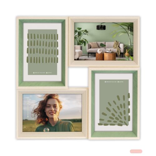 Bild von Wandbilderrahmen Holz Blaisy 4Q 4x10x15 (31x31) DA554 - VE 2