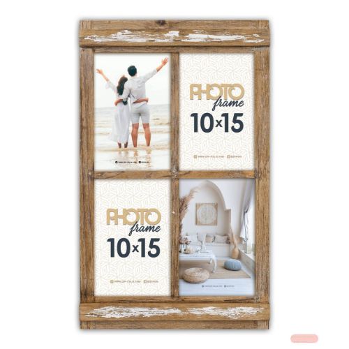 Bild von Wandbilderrahmen Holz Bregenz 4x10x15 (22x37) RE446 - VE 2