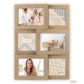 Bild von Wandbilderrahmen Holz Brescia für 6 Fotos, 3x10x10 3x10x15 (30x40), ZD57B