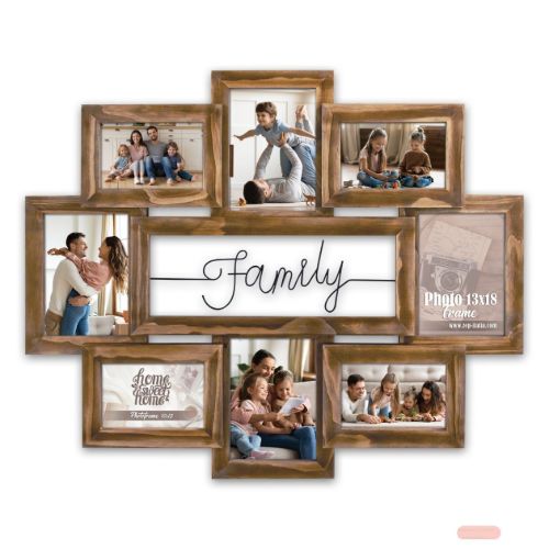 Bild von Wandbilderrahmen Holz Chieri 4x10x15 4x13x18 (68x56), UT832