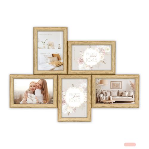 Bild von Wandbilderrahmen Holz Costanza 5x10x15 (47x35) DA455