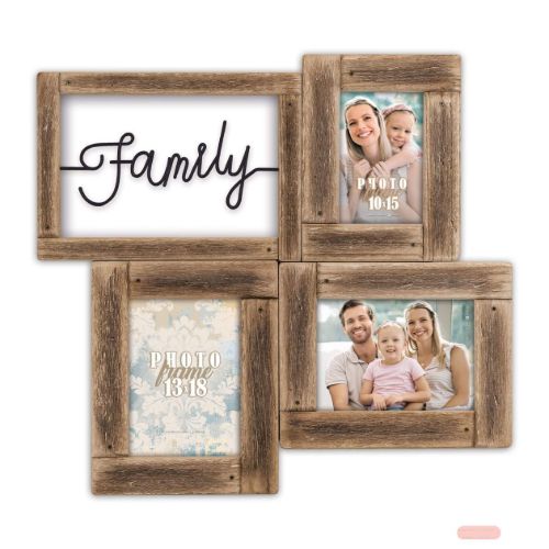 Bild von Wandbilderrahmen Holz Lerici 1x10x15 2x13x18 (53x46) RE346