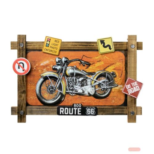 Bild von Wall Art Metall/Holz Grants, 59x40x3,5cm, YE856