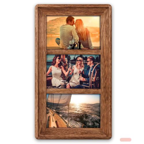 Bild von Wandbilderrahmen Holz Rhone 3x10x15 (20x36) BM364 - VE 2