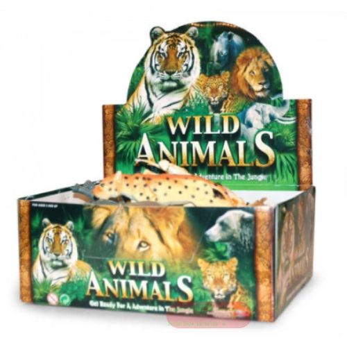 Bild von WILD ANIMALS, Safari Wildtiere mehrfach gemischt, ca.15cm, Display - VE 24