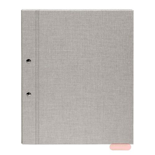 Bild von Zertifikatsmappe A4 inkl. 12 Sichthüllen, Leinen, Summertime grau