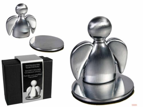 Bild von Zettelhalter Schutzengel aus Metall mit Magnet, ca.3cm - VE 6