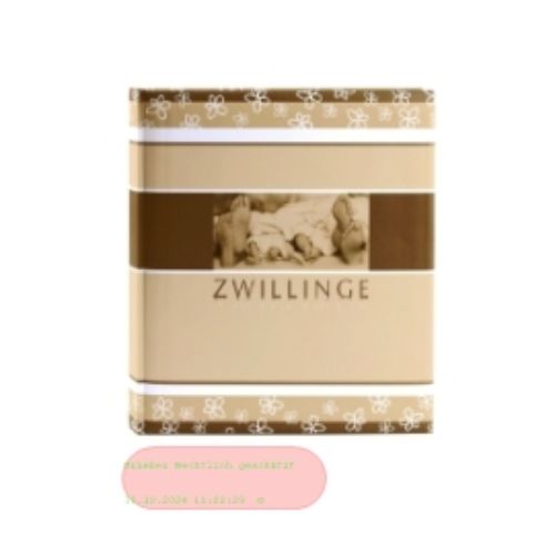 Bild von Zwillings-Babyalbum Feet 60 S.weiss, 30x31cm, Füsse