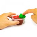 Bild von DINOSAUR BOUNCE PUTTY, Knete, ca.10cm, mehrfarbig gemischt in Dose, im Display - VE 12